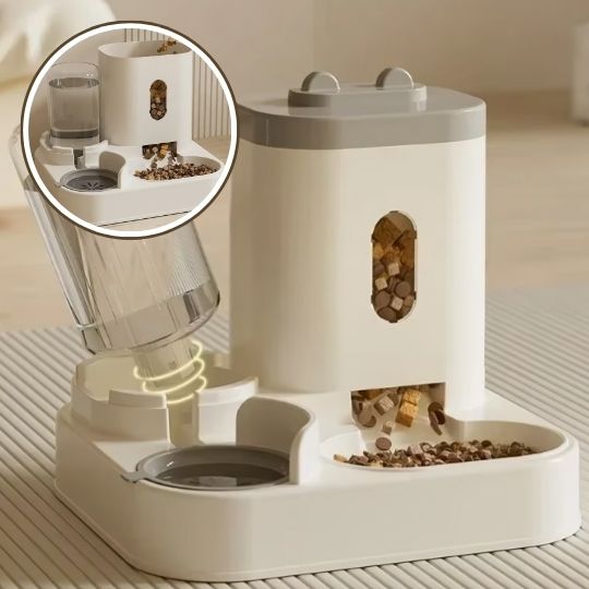 Distributeur Automatique d'aliments et d'eau pour chat