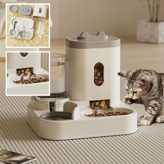 Distributeur Automatique d'aliments et d'eau pour chat