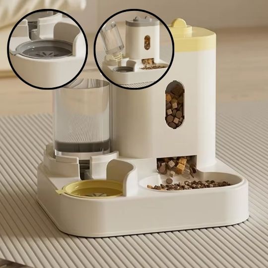 Distributeur Automatique d'aliments et d'eau pour chat