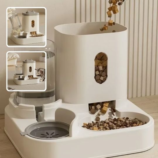 Distributeur Automatique d'aliments et d'eau pour chat