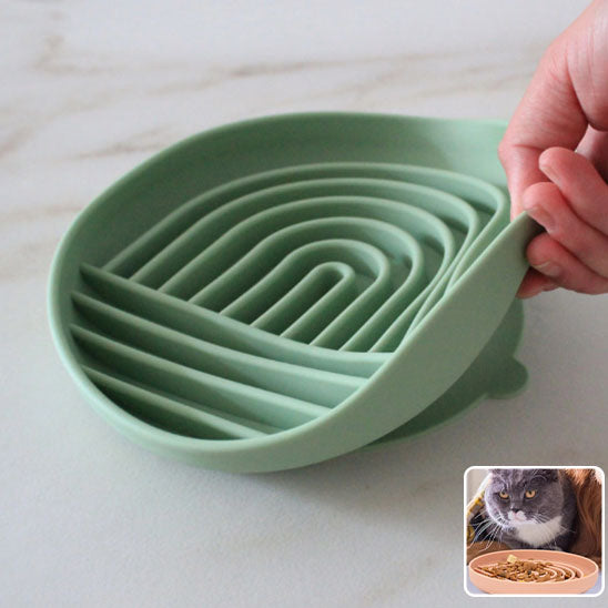 Gamelle anti glouton chat