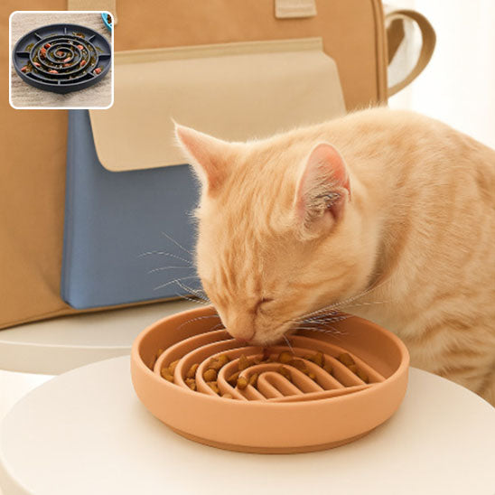 Gamelle anti glouton chat