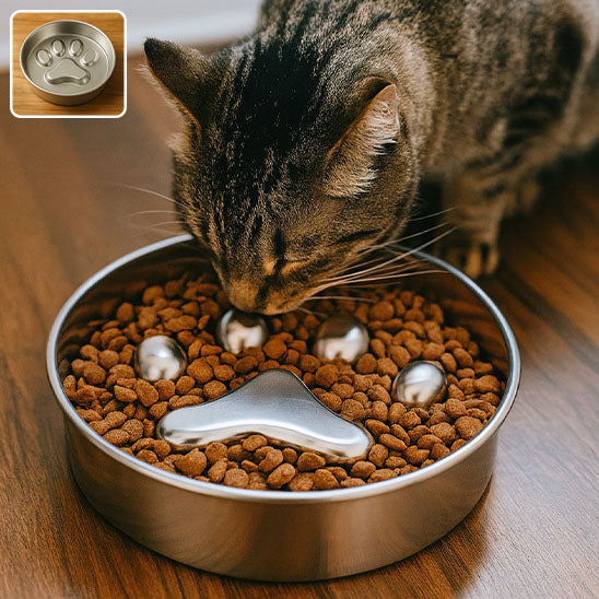 Gamelle Anti Glouton pour Chat
